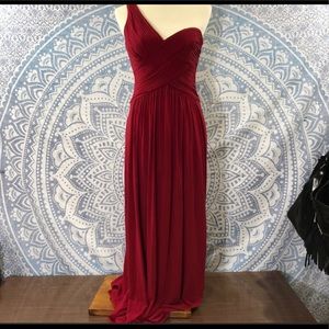 BCBGmaxazria One Shoulder Gown